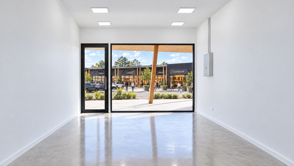 Interior de un local vacío de 32 m², listo para habilitar